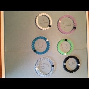 ONE BEADED SILICONE BRACELET WITH OR WITHOUT CHARM
